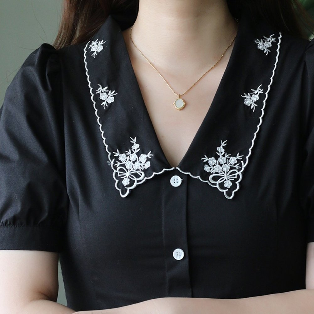 NEW 18K Gold Plated Mother Of Pearl Oval Necklace - Picture 7 of 8
